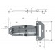 Zawias drzwi bocznych nierdzewny 220 mm, 11-120-01