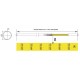 Drążek rozporowy aluminiowy KIM 55 Profi 2100-2550 mm, 72-005-06