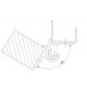 Aluminiowy zawias ślimakowy L-6000 mm, 28-813-01