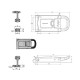 Zamknięcie drzwi tylnych fi 22 mm ocynk, 11-072-03