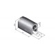 Zawias burty alu bolec 28-116